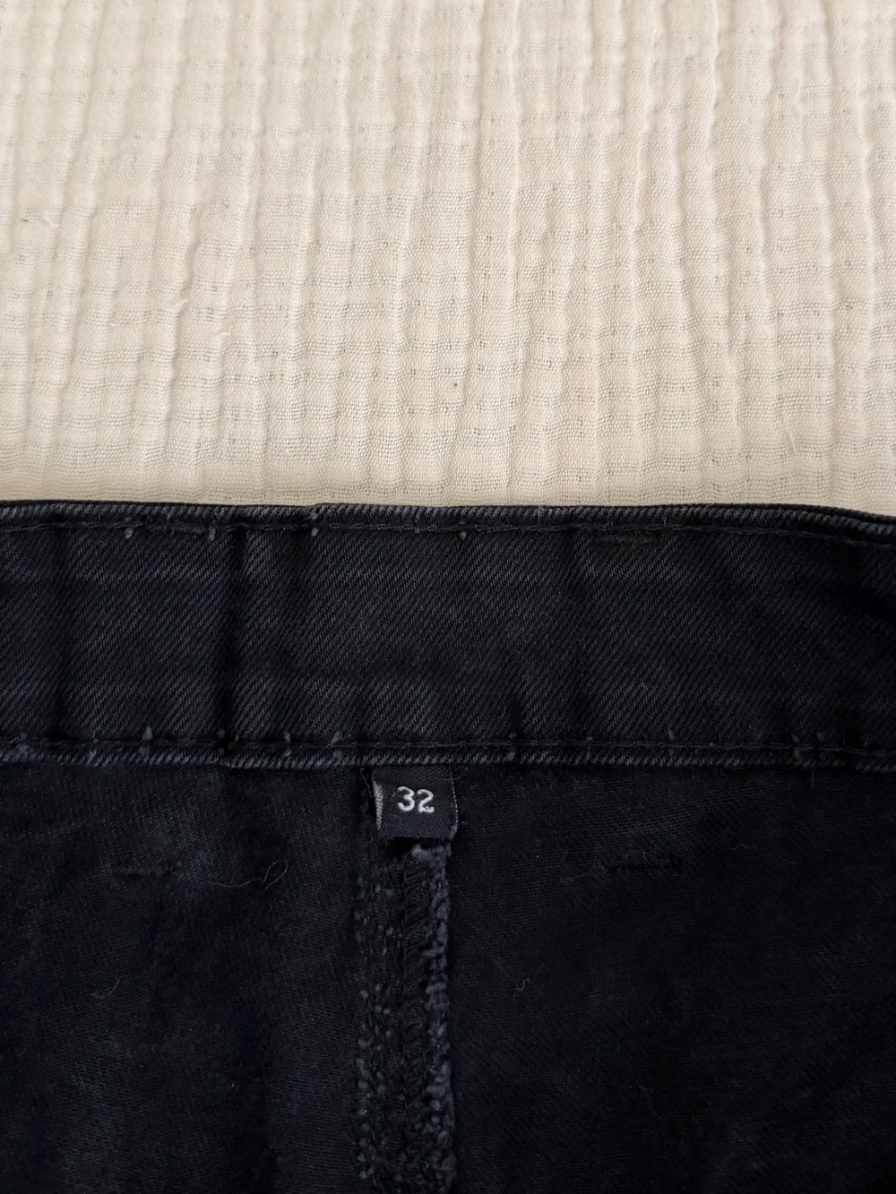 Vintage Y2K Black Denim Cargo Carpenter Shorts 6th Ave Double Knee